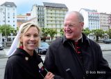2013 Lourdes Pilgrimage - FRIDAY Cardinal Dolan arrival (4/14)